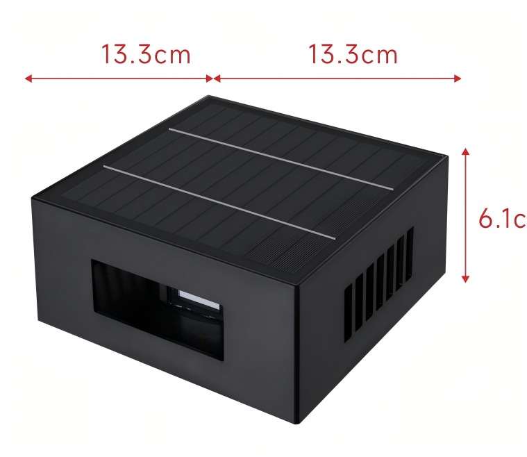Solar Wall Lights up and Down Outdoor Solar Wall Sconce Waterproof Solar Decorative Lamp