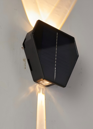 Solar wall light IP44 3000k