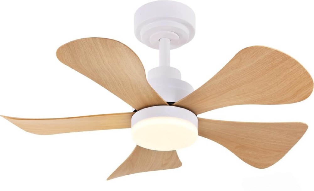 20'' remote controll 6 speed noiseless straight ceiling fan lighting
