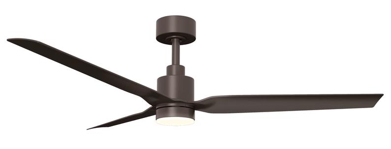52'' straight ceiling fan light