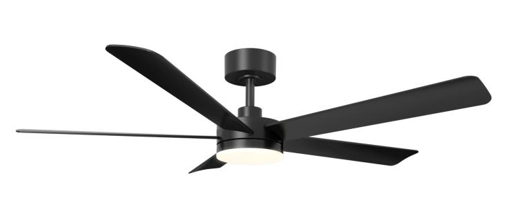 52'' straight ceiling fan light