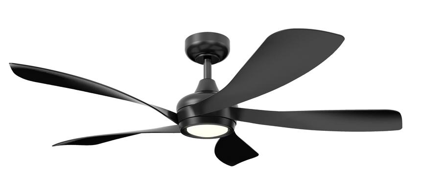 52'' straight ceiling fan light
