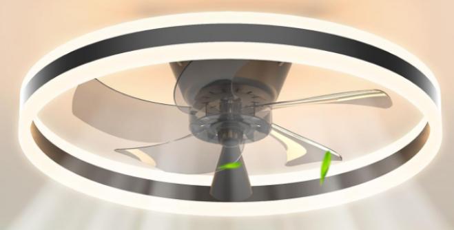20'' bedroom ceiling fan light