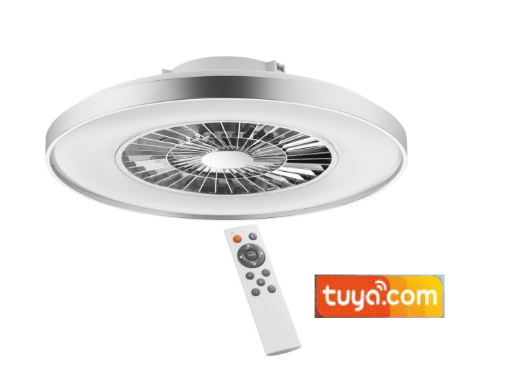 20'' bedroom ceiling fan light  CCT+Remote control+TUYA wifi control