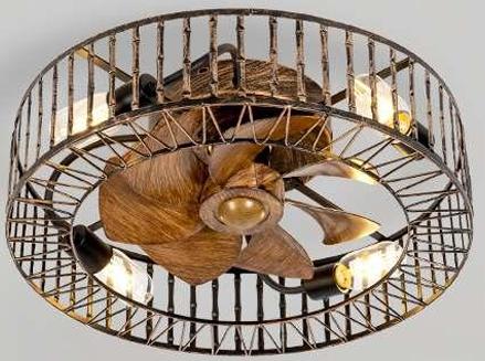 20'' bedroom ceiling fan light