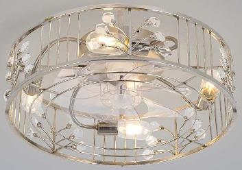 20'' bedroom ceiling fan light