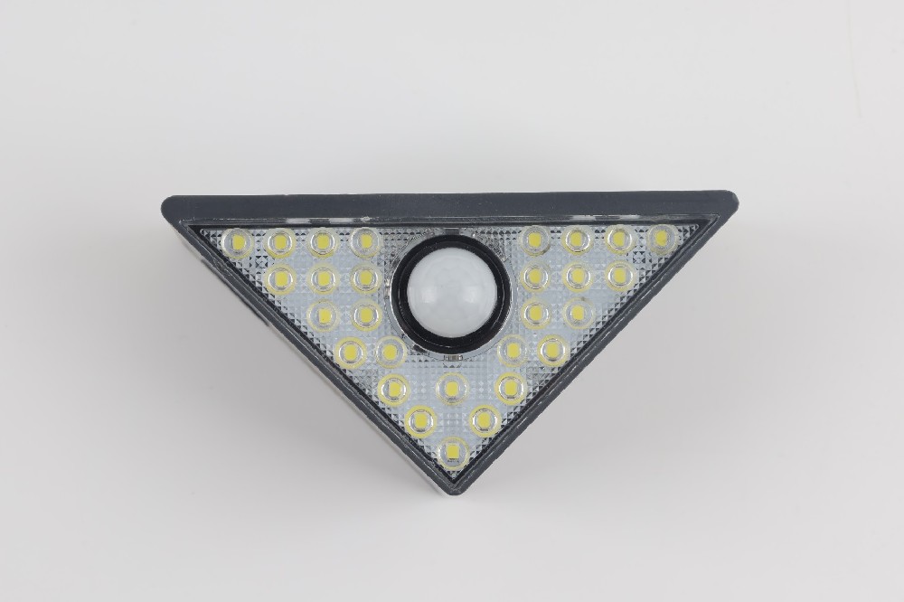 Triangle  Solar-powered sensor wall lamp