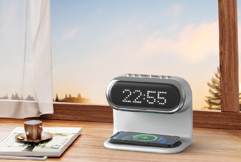 White noise bedside lamp