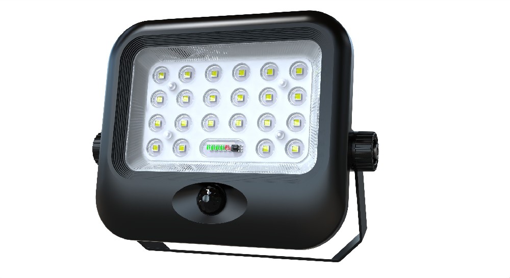Led Solar Flood Light WITH REPLACEABLE Lithium Battery 3.2V ABS MATERIAL 2 YEAR WARRANTY WITH PIR