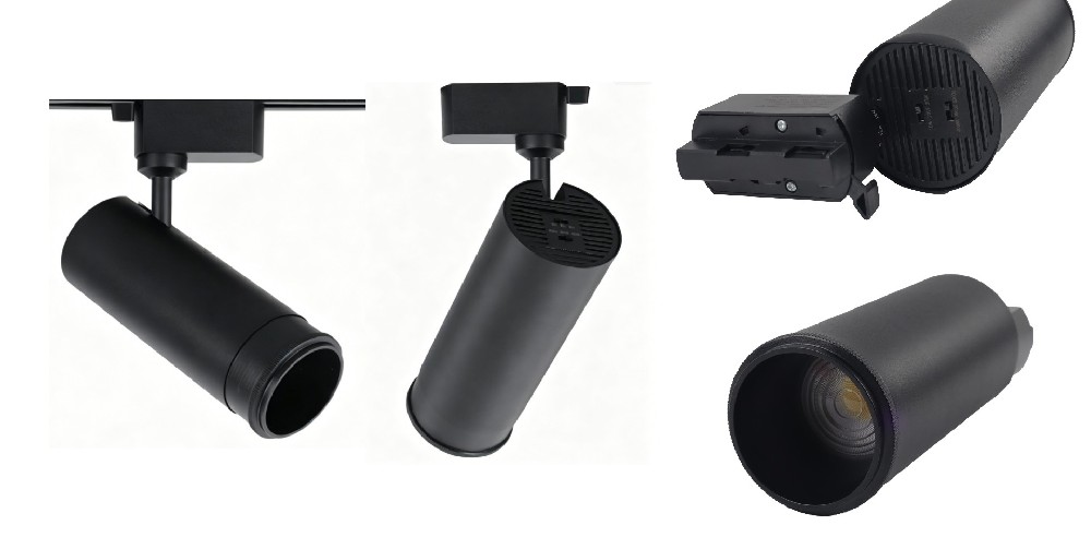 Dual-pole switch, focusing function, track lamp, store display, window lighting