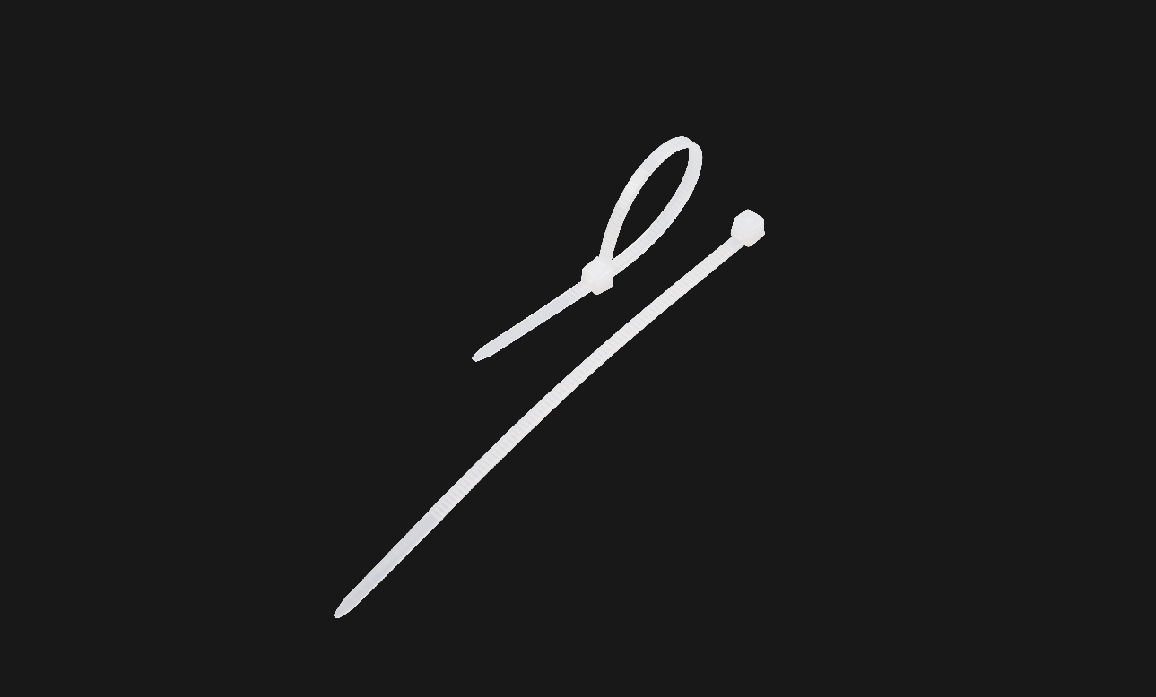 Factory White  Nylon Cable Ties Self-Locking Plastic Manual Zip Ties for Packing Wire Fastener Strip