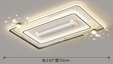 RA: ≥97 stepless dimming Remote control+Bluetooth APP control bladeless ceiling fan light