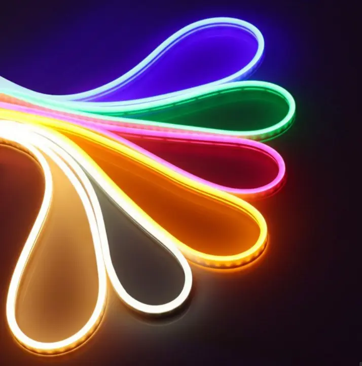 DC12/24V MODIFIED SILICONE NEON STRIP LIGHT LOW VOLTAGE  9W IP65 SMD3535 RGB CE/RoHS CRI80